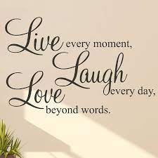 Live Laugh Love Wall Sticker Quote Live Laugh Love Quotes Love Laugh Quotes Wall Stickers Quotes