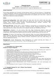 Resume For Network Engineer, Network Security, It Management L2 / L3