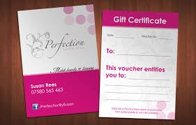 See more ideas about voucher design, voucher, gift voucher design. Perfection By Susan Mobile Beauty Gift Voucher Design And Print