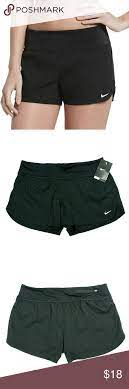 Nike Swim Women S Board Shorts Black Medium Bottom Athletic Swimwear Board Shorts Women Backless Swimwear