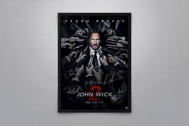John Wick: Chapter 2 Signed Poster with COA