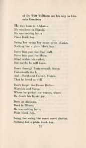 Gwendolyn Brooks Poems