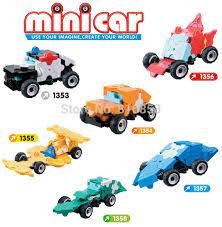 click to buy retail popular creative toys laq building blocks mini racer cars series funny educational toys brin building blocks toys for boys block toys