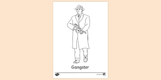 Here presented 55+ gangster cartoons drawing images for free to download, print or share. Free Gangster Cartoon Colouring Page Colouring Sheets