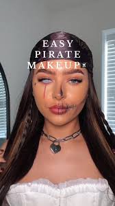 Pirate Makeup Hooded