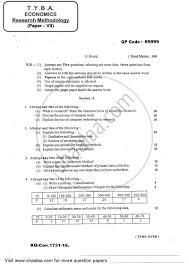 In experimental research, you systematically intervene in a process and measure the outcome. Research Methodology 2016 2017 Ba Economics Idol Correspondence 3rd Year Tyba R 2013 Question Paper With Pdf Download Shaalaa Com