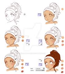 Anime Skin Shading Tutorial By Xmajutsu Shix On Deviantart Anime Art Tutorial Drawing Tutorial Face Anime Art Beautiful