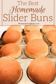 Slider Buns Are Such A Versatile Bread They Make The Best Mini Sandwiches And Burgers For Party Appetizers Lunches In 2020 Slider Buns Homemade Buns Homemade Sliders