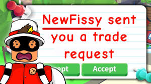 Let us know when you encounter any problem when using them. Trading Newfissy In Adopt Me Will Hack Your Pets New Adopt Me Scam 2021 Update News Youtube