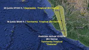 La tormenta tropical dolores ha provocado fuertes lluvias en el país y ha afectado por lo menos a 5 estados. Zsjderofthedom