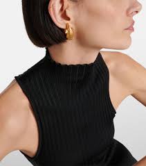 Khaite Julius -Plated Hoop Earrings