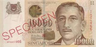 Singapore 10000 Dollars Coins Banknotes Pictures 10000 Dollars Singapore Dollar Dollar Banknote