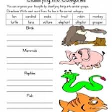Animal Classification Worksheet Animal Classification Worksheet Animal Classification Science Worksheets