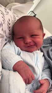 My whole world🩵 He has his daddys smile🥹 #babyboy #newborn #fyp  #foryoupage @hamiltonmorris2