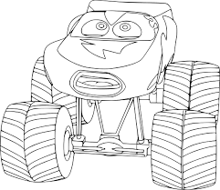 Les coloriage cars gratuit à imprimer sont très populaires aux north america, en domestic markett en southeast asia. Coloriage Cars Monster Truck A Imprimer