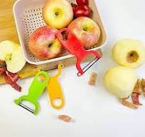 Original Vegetable Fruit Peeler Carbon Steel Blade 3 Pack Red/Green/Yellow…