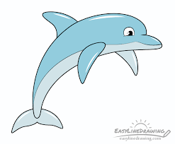 How To Draw A Dolphin Step By Step Easylinedrawing Suitable for all ages and will never be outgrown. how to draw a dolphin step by step