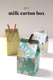 Give the whole thing a hug with your clamps again, making sure nothing moves. How To Make A Diy Milk Carton Gift Box Gathering Beauty