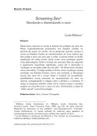 PDF) Screening Sex