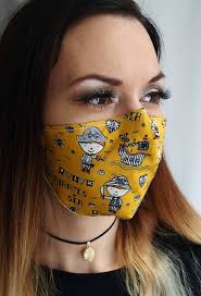 Anatomické antibakteriálne dizajnové rúško s časticami striebra