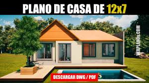 Es cómoda de vivir, sin escaleras que la diferencien del terreno, agradable de entrar y salir. Descargar Plano De Casa De Campo Con Medidas En Dwg Y Pdf