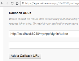 Callback Url Not Approved By Twitter Stack Overflow