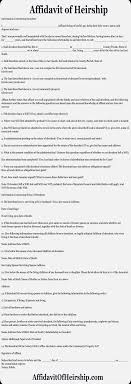 Louisiana law states that either an affidavit of heirship for personal property, or a small estate form for real estate, aim for a small succession. both types of estates must value $75,000 or less, although if the decedent died over 25 years ago, then there is no financial limit to the value on the estate, as real estate and some types of personal property tend to accrue value over time. Free Affidavit Of Heirship Free Affidavit Of Heirship Form