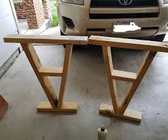 2 making a foldable wooden table. Table Legs From Reclaimed 2x4 6 Steps Instructables