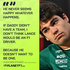 I totally agree with this statement. I watched him at the press conference  and he just doesn't care, a waste of a racing seat if you ask me, far far  better drivers