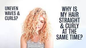 How Can My Hair Be Straight Curly At The Same Time Youtube