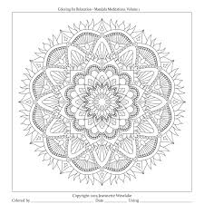 Coloring For Relaxation Mandala Meditations Vol 1 Complete Printable Digital Download Mandala Coloring Pages Mandala Meditation Mandala