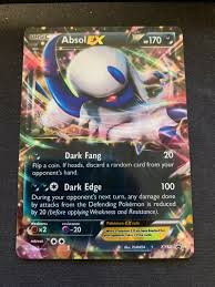 Check spelling or type a new query. Pokemon Individual Cards Toys Hobbies Nm Absol Ex Xy62 Xy Black Star Promos Pokemon Card Ultra Rare