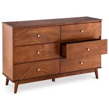 Porter Mid Century Modern 6 Drawer Dresser Target Stuemobler