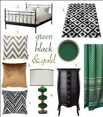 Black And Green Bedroom Ideas Emerald Green Bedroom Google Search In 2020 Gold Bedroom Bedroom Green Black Gold Bedroom