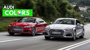 2018 Audi A5 S5 Coupe Colors