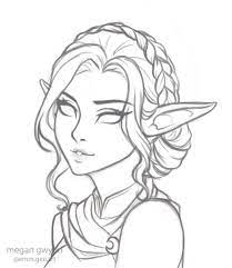 Learn how to draw easy elf pictures using these outlines or print just for coloring. Megantron On Twitter Elf Drawings Sketches Art Sketches