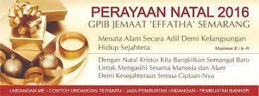 Ketua pemuda ketua panitia sekretaris. Contoh Undangan Natal