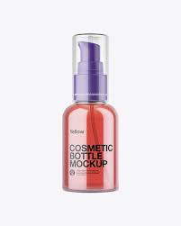 Download Cosmetic Bottle With Pump Mockup Object Mockups Cosmetic Bottles Bottle Mockup Mockup Free Download