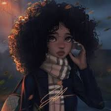 She knows all about bigfoots (the. 190 Anime Curly Hair Girls Ideas In 2021 Black Girl Art Black Women Art Afro Art