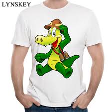 us 7 81 36 off lynskey new arrival t shirts custom pure cotton youth tops tees mens short sleeve summer cool t shirts alligator graphic cloth in