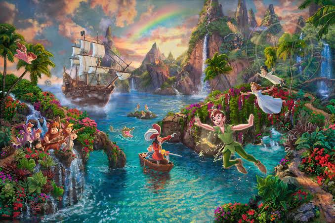 Disney Peter Pan's Neverland – Thomas Kinkade Gallery Of Murfreesboro