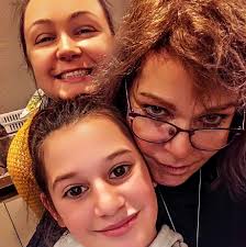 Terracotta curtains with gray walls