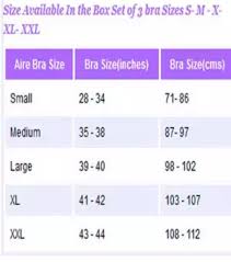 Pack Of 3 Aire Bra For Women