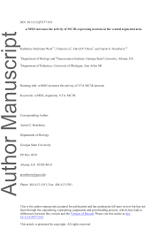 α‐MSH increases the activity of MC3R‐expressing  neurons in the ventral tegmental area