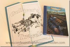 Gulliver S Travels Literature Unit Study Lapbook Literature Unit Studies Book Themed Activities Literature Unit