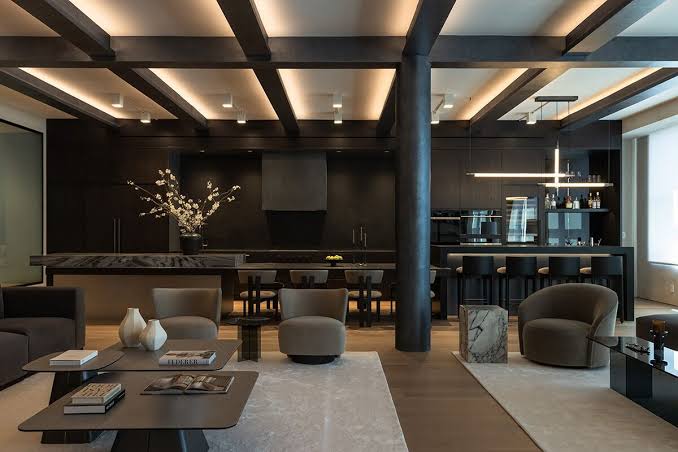 Modern luxury Manhattan apartment renovation, AI generated