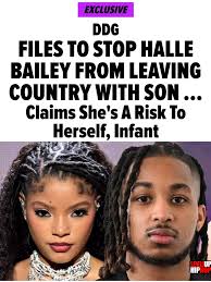 ALLEGED TEXTS AND CALL TRANSCRIPTS SURFACE FOLLOWING DDG FILING AN  EMERGENCY MOTION TO STOP HALLE BAILEY FROM LEAVING THE COUNTRY WITH THEIR  BABY. DDG MADE THE EMERGENCY FILING BECAUSE HE FEELS THAT