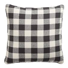 Black And White Buffalo Plaid Pillows Black White Buffalo Check Plaid Pillow