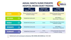 The use of social multimedia by hospital mesra bukit padang will be focused in public psychoeducation, activities promotion and psychological first aid purpose. Harap Maklum Semua Tentang Hospital Mesra Bukit Padang Facebook