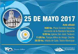 Se multiplicaron los actos conmemorativos del 25 de mayo. Acto Del 25 De Mayo Convocatoria Para El Desfile Municipalidad Del Partido De Olavarria